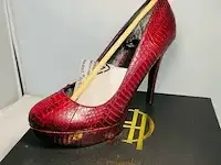 1 pumps/hakken - house of harlow 100% slangen leer - afbeelding 5 van  6