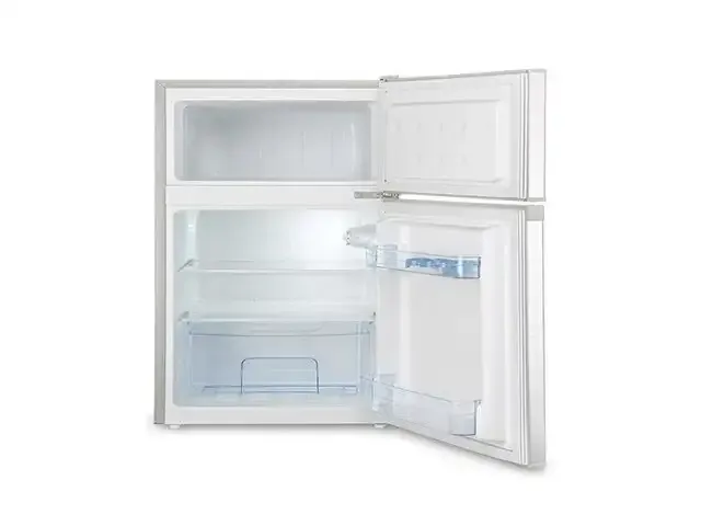1 richome bcd-95 combi koelkast - efficiënt koelen en vriezen, zilver, 84l merkloos - afbeelding 3 van  8