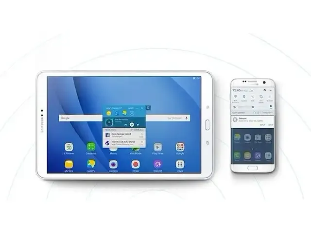 1 samsung galaxy tab a sm-t585n 16gb 3g 4g wit volledige grootte, ieee 802.11ac - afbeelding 2 van  4