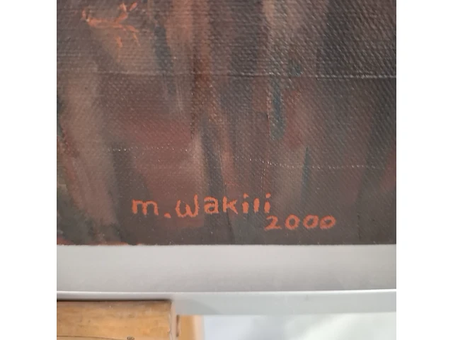 1 schilderij, m. wakili, 2000 - afbeelding 5 van  7