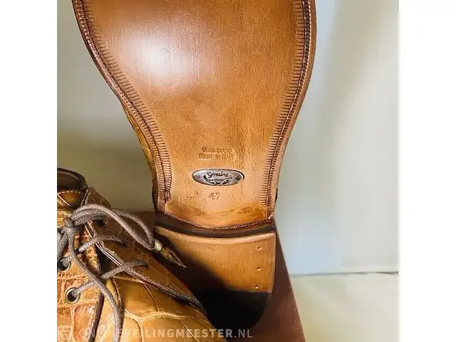 1 schoenen - krokodillen leer calzoleria toscana - nieuw - afbeelding 3 van  8