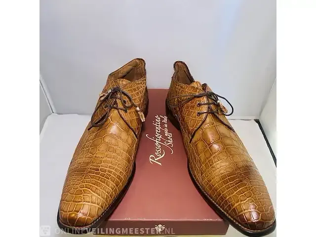 1 schoenen - krokodillen leer calzoleria toscana - nieuw - afbeelding 8 van  8