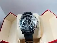 1 seiko premier met splinternieuwe kalfs croco band - afbeelding 4 van  6