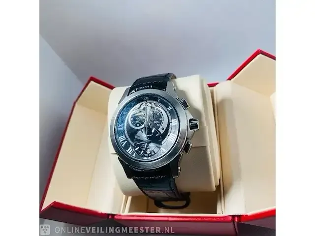 1 seiko premier met splinternieuwe kalfs croco band - afbeelding 5 van  6
