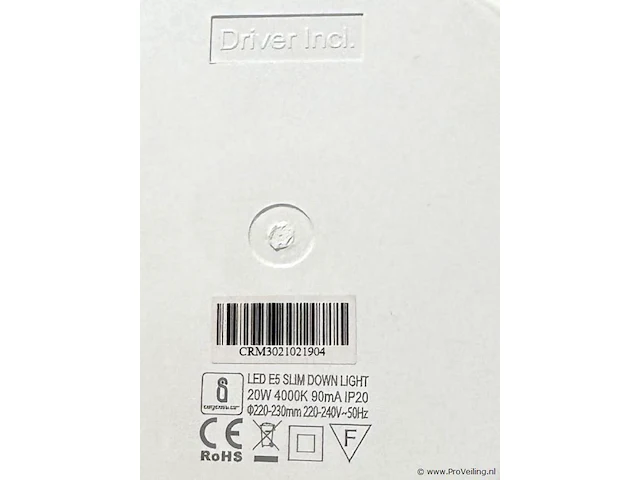 1 set van 10 stuks led spots inbouw - afbeelding 3 van  3