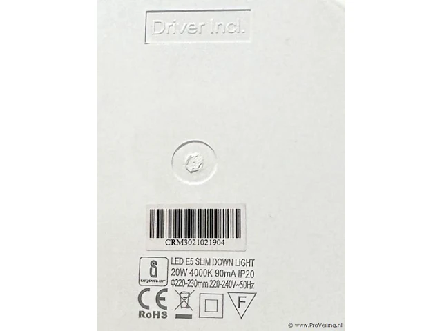 1 set van 3 stuks led spots inbouw - afbeelding 3 van  3