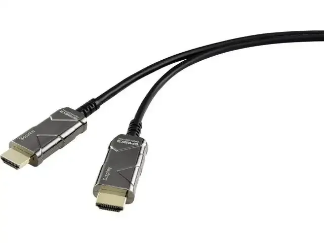 1 speaka optische hdmi-kabel (aoc) 20 m speaka professional - afbeelding 3 van  3