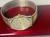 1 stowa goud zilveren horloge, pallas flatline serie - afbeelding 4 van  9