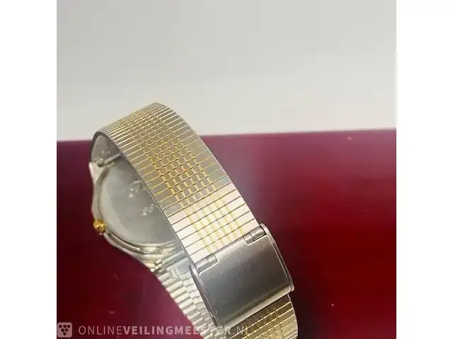 1 stowa goud zilveren horloge, pallas flatline serie - afbeelding 6 van  9