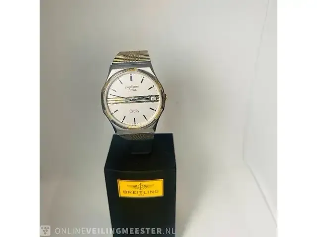 1 stowa goud zilveren horloge, pallas flatline serie - afbeelding 7 van  9