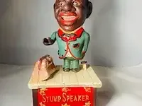 1 stump speaker, black americana collectible, zeldzaam - afbeelding 1 van  8