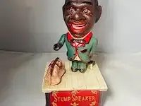 1 stump speaker, black americana collectible, zeldzaam - afbeelding 2 van  8