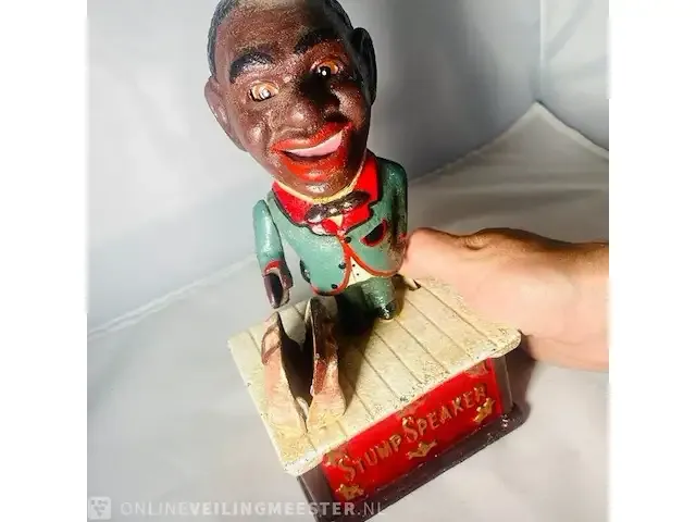 1 stump speaker, black americana collectible, zeldzaam - afbeelding 3 van  8