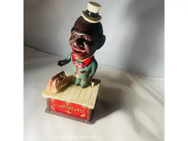 1 stump speaker, black americana collectible, zeldzaam - afbeelding 4 van  8