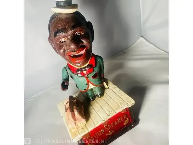 1 stump speaker, black americana collectible, zeldzaam - afbeelding 5 van  8