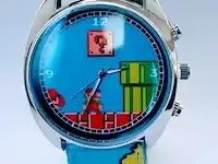 1 super mario 1 nintendo horloge, nieuw in doos - afbeelding 1 van  9