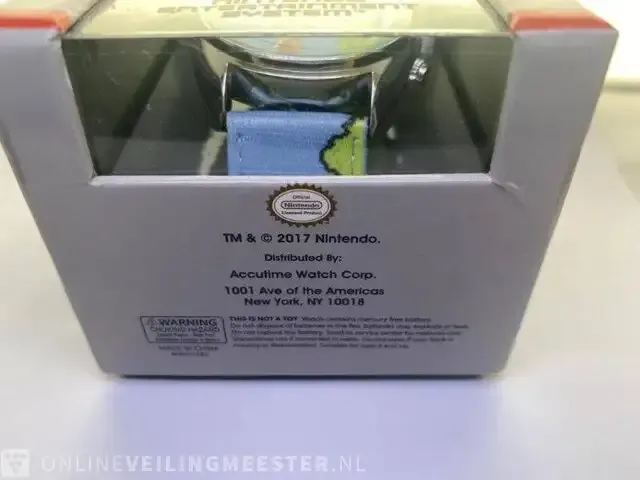 1 super mario 1 nintendo horloge, nieuw in doos - afbeelding 7 van  9