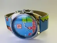 1 super mario 1 nintendo horloge, nieuw in doos - afbeelding 9 van  9