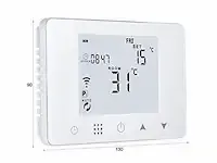 1 thermostaat wifi voor water/gas boiler - ledlux ll0253 ledlux - afbeelding 1 van  4