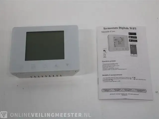 1 thermostaat wifi voor water/gas boiler - ledlux ll0253 ledlux - afbeelding 4 van  4