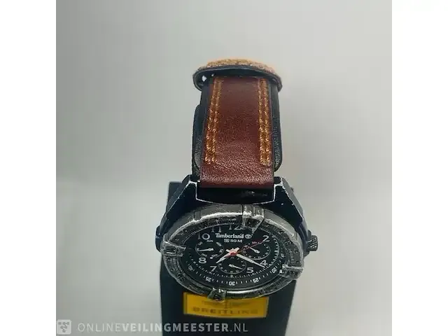 1 timberland vintage chronograaf met compas bezel - afbeelding 3 van  8