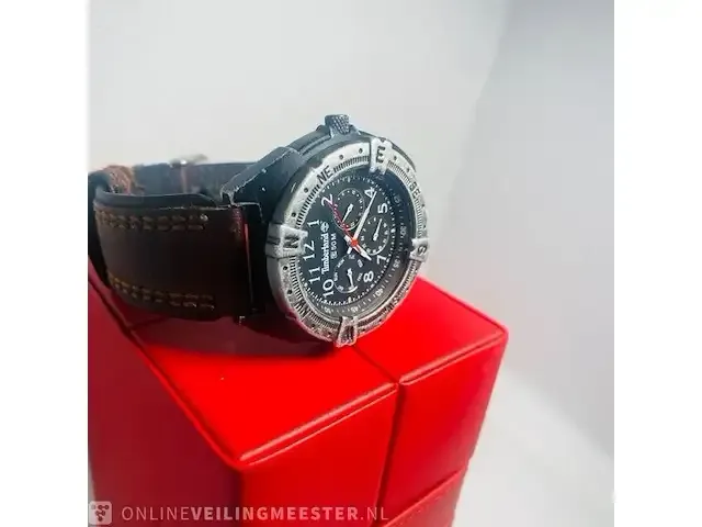 1 timberland vintage chronograaf met compas bezel - afbeelding 8 van  8