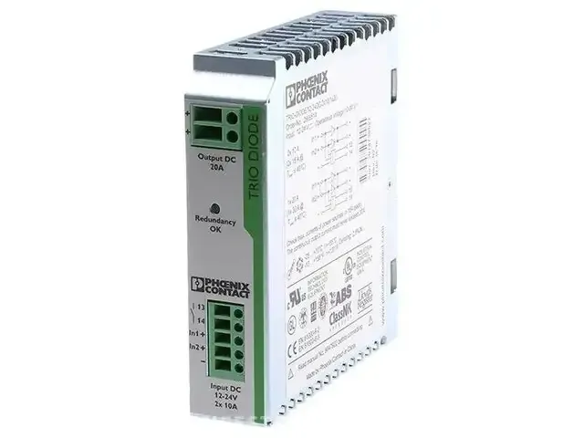 1 trio-diode/12-24dc/2x10/1x20 rode module phoenix contact - afbeelding 3 van  3