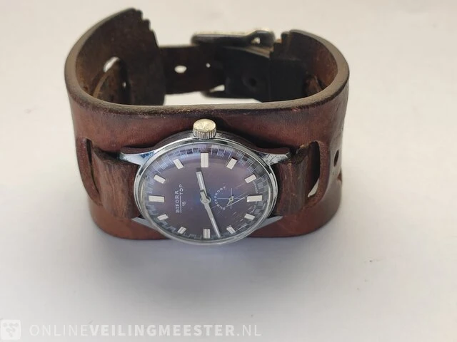 1 vintage horloge - bifora - handwinder - afbeelding 3 van  7