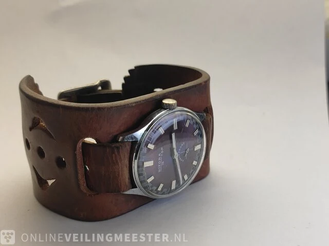 1 vintage horloge - bifora - handwinder - afbeelding 5 van  7