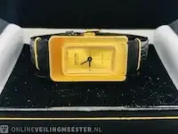 1 vintage horloge - breitling sicura tank - goldplated