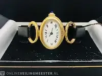 1 vintage horloge - helva handwinder - goldplated - afbeelding 1 van  6