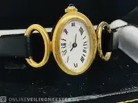 1 vintage horloge - helva handwinder - goldplated - afbeelding 2 van  6