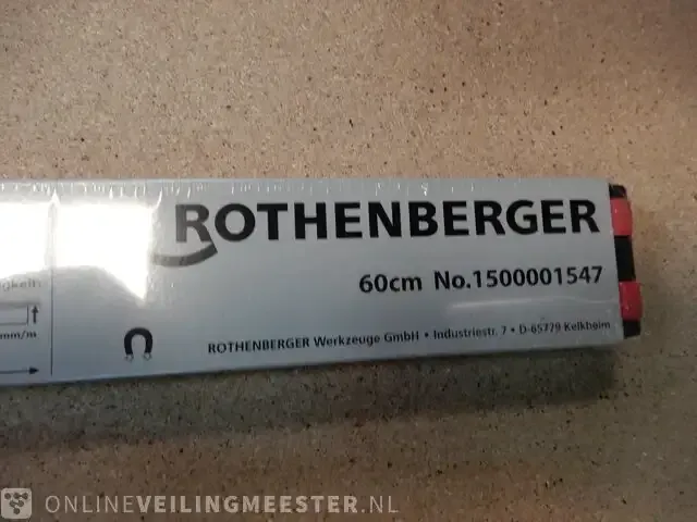 1 waterpas rothenberger , aluminium - afbeelding 2 van  4