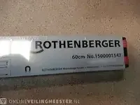 1 waterpas rothenberger , aluminium - afbeelding 2 van  4