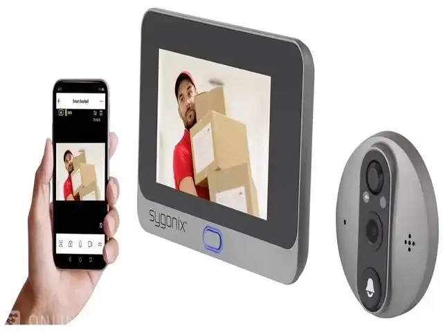 1 wi-fi deurintercom met deursp - sygonix sygonix - afbeelding 1 van  5