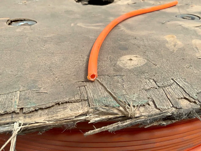 1 x 7/4mm db haspel kunsstof buis - afbeelding 3 van  3