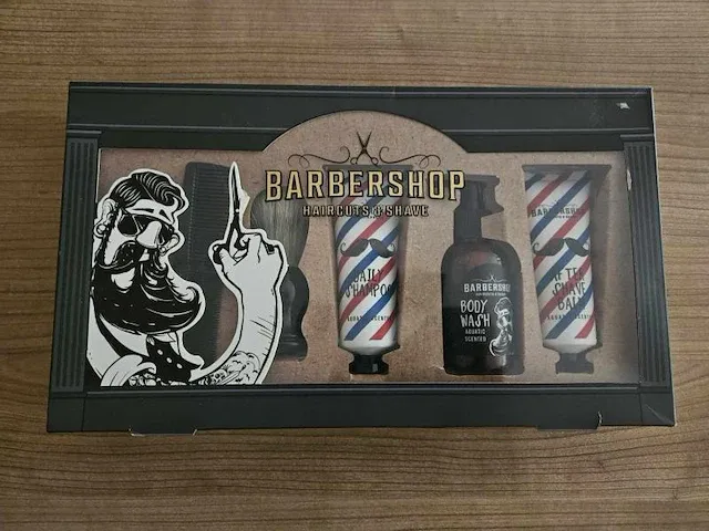 1 x barbershop haircuts & shave set nieuw. - afbeelding 3 van  3