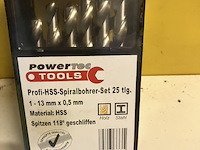 1 x boren set 25 delig geslepen boren voor metaal, professionele kwaliteit - afbeelding 2 van  5