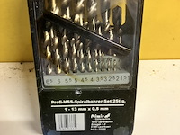 1 x boren set 25 delig geslepen boren voor metaal, professionele kwaliteit - afbeelding 3 van  5