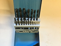 1 x borenset metaal rolgewalst in blauw metalen doosje professionele kwaliteit - afbeelding 2 van  9