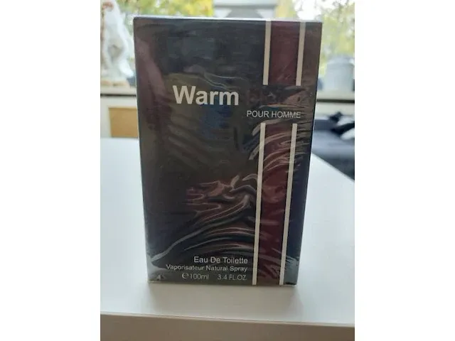1 x fine perfumery warm blood eau de toilette pour homme 100 ml nieuw. - afbeelding 1 van  3