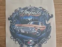 1 x impala transfer voor op bv kleding. - afbeelding 3 van  3