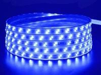 1 x led strip 25m – 10w/m – blauw & koud wit – ip65 waterdicht – smd 2835 - afbeelding 3 van  6