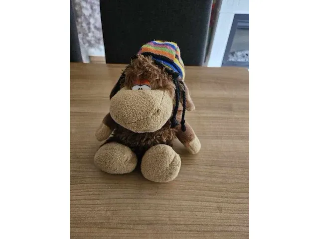 1 x rasta knuffel bruin. - afbeelding 1 van  3