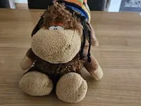 1 x rasta knuffel bruin. - afbeelding 3 van  3