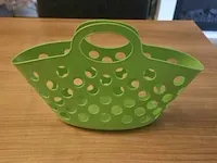 1 x speelgoed boodschappenmandje groen. - afbeelding 1 van  3