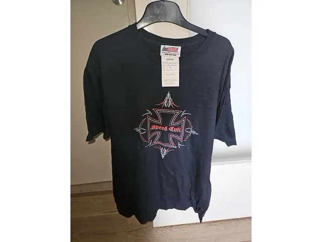 1 x t-shirt speed cult zwart maat m nieuw. - afbeelding 1 van  3