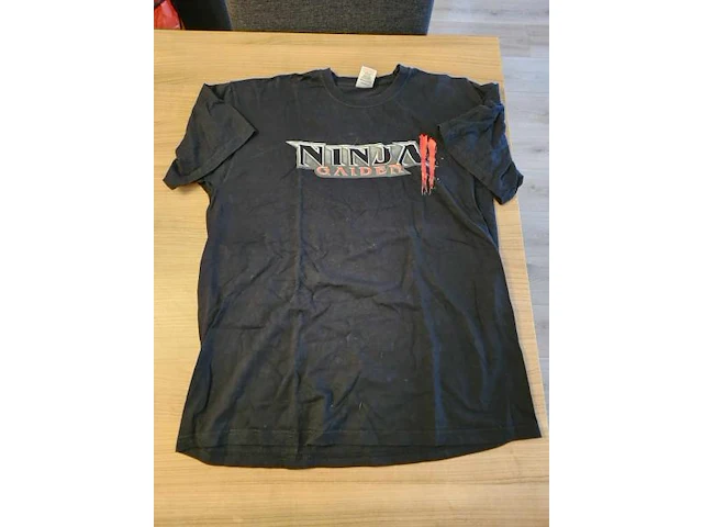 1 x t-shirt zwart ninja gaiden. - afbeelding 1 van  3