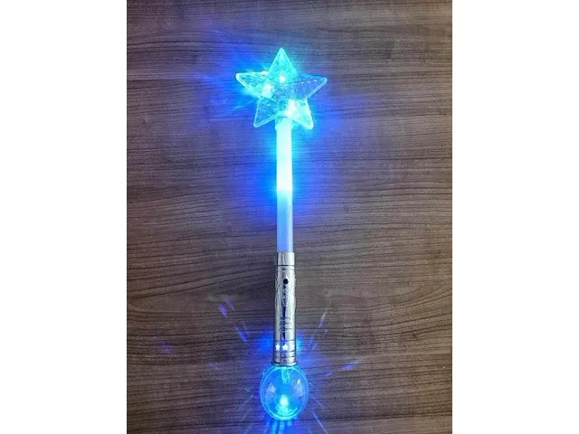 1 x toverstaf efteling met div kleuren licht. - afbeelding 6 van  7