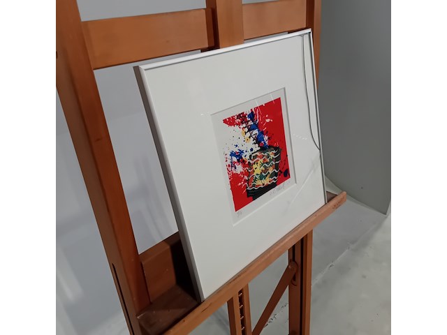 1 zeefdruk, a. van otterloo, 9/11 - afbeelding 2 van  9